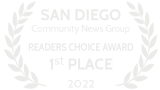 San Diego Community News Group Readers Choice award