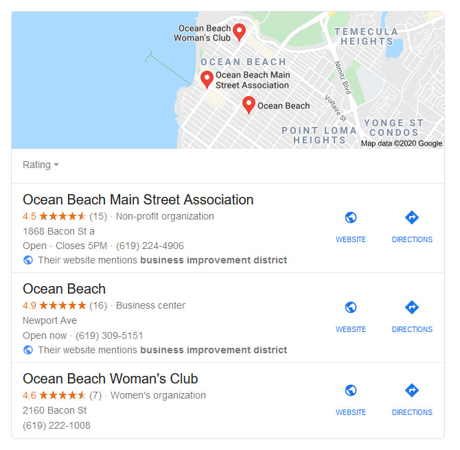 Google Local Pack